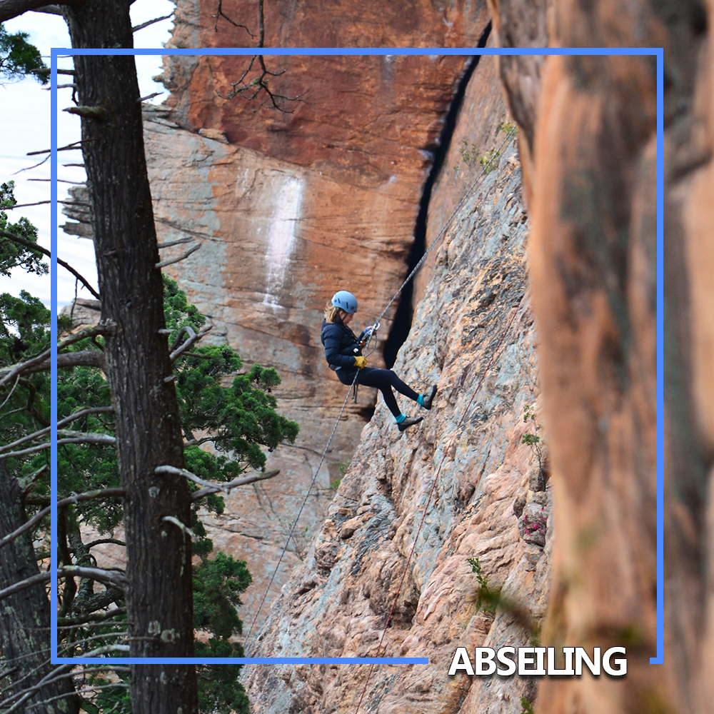 wilderness escape abseiling