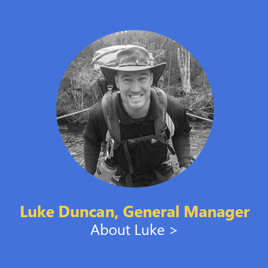 outdoor education provider Luke Duncan